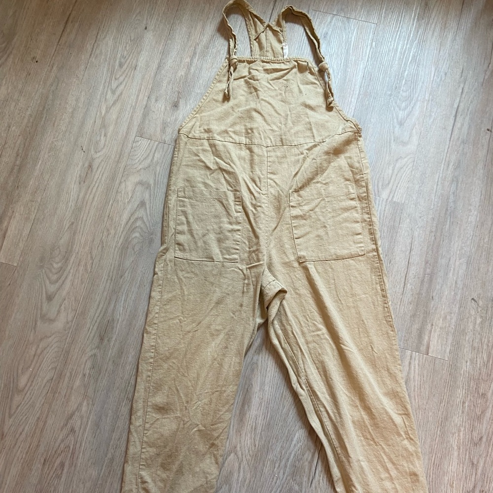Cjla linen overalls xs